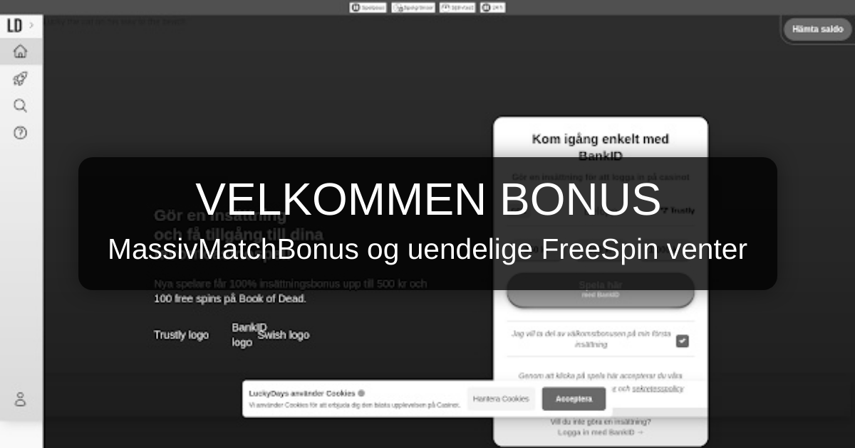 LuckyDays Casino Danmark